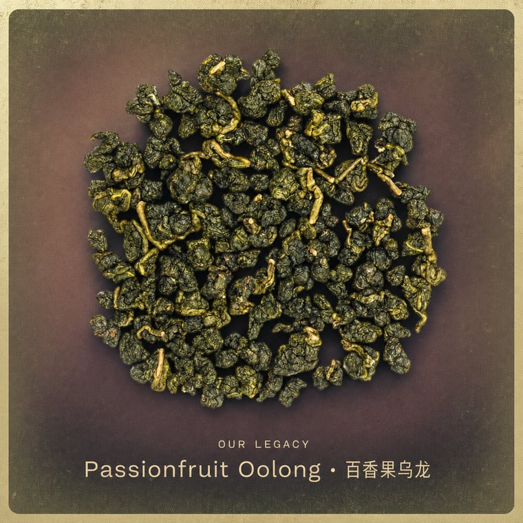 The design — Passion-Fruit Oolong
