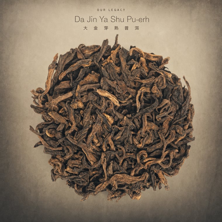 The design — Da Jin Ya Shu Pu-erh